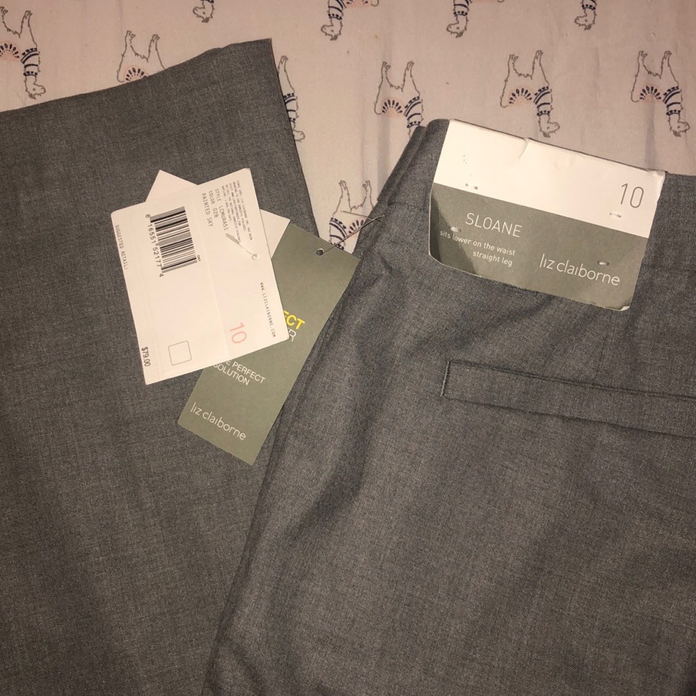 NWT Liz Claiborne Perfect Trousers - Picture 4 of 6